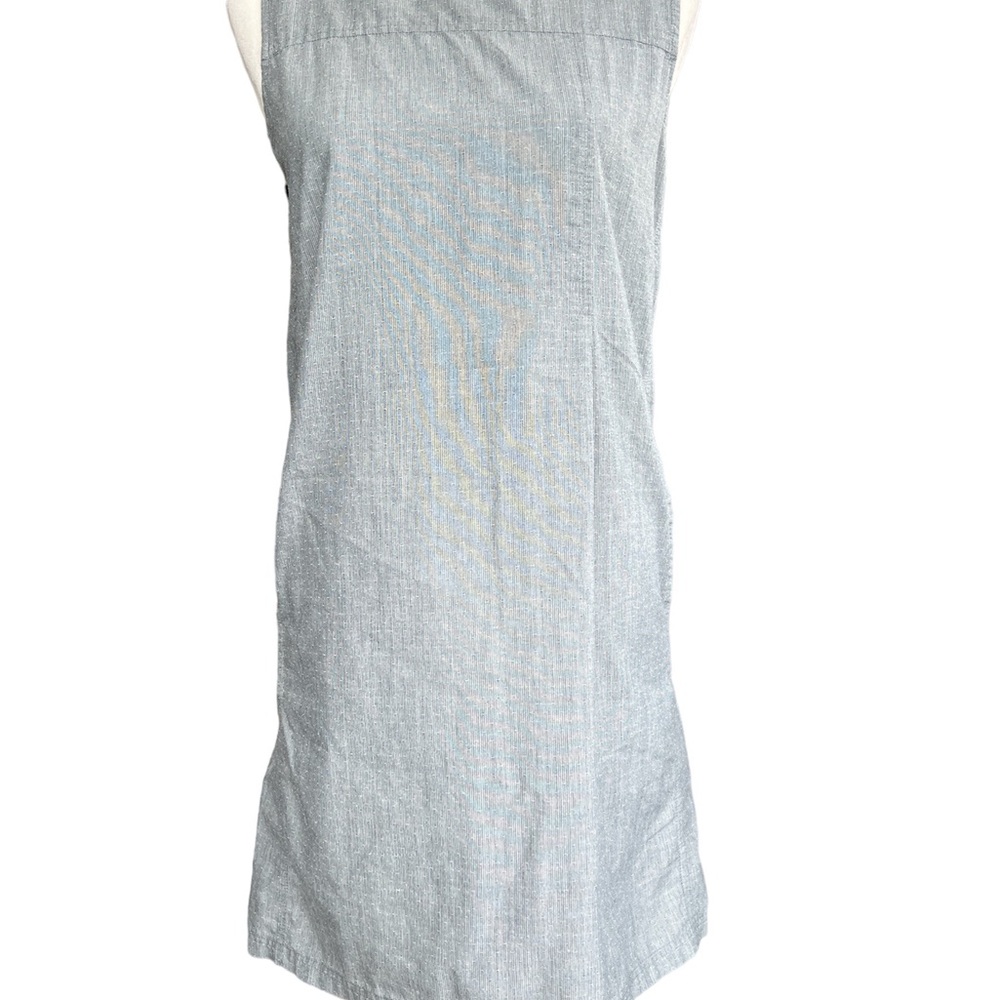 Boat neck Nau dress in Lagoon